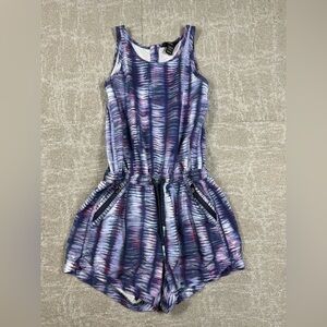 Athleta Girl On The Go Colorful Bodysuit Romber Size M 8/10